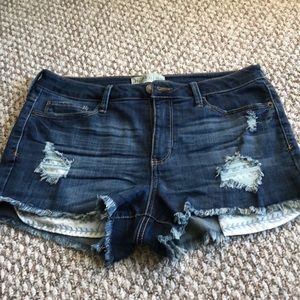 High-Rise Shortie Jean Short